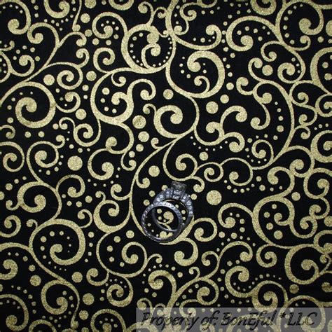 buy black metallic fabric|black and gold quilting fabric.